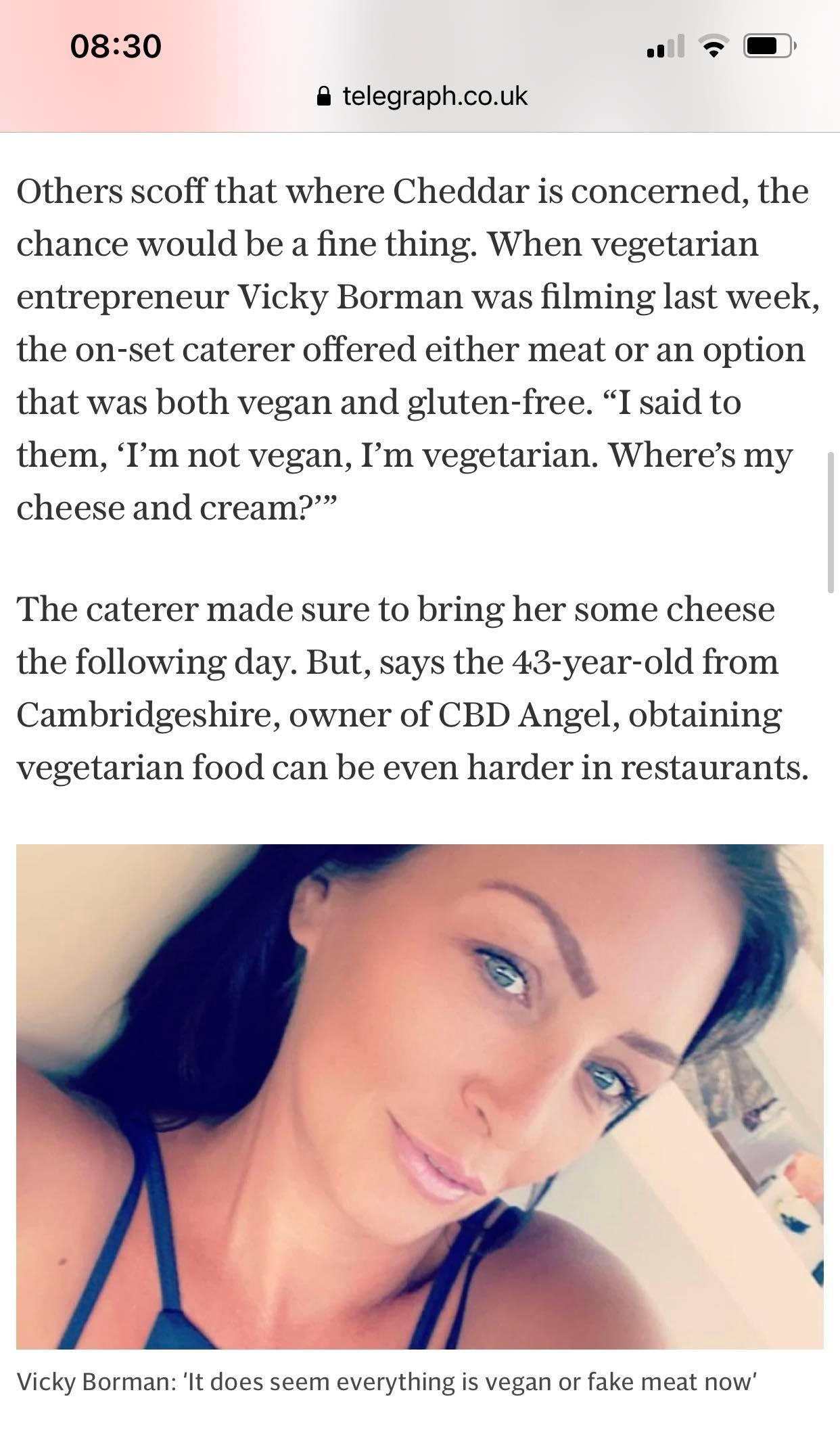 Vicky Borman CBD Angel ( UK CBD )